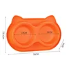 Cuenco doble ordinario naranja