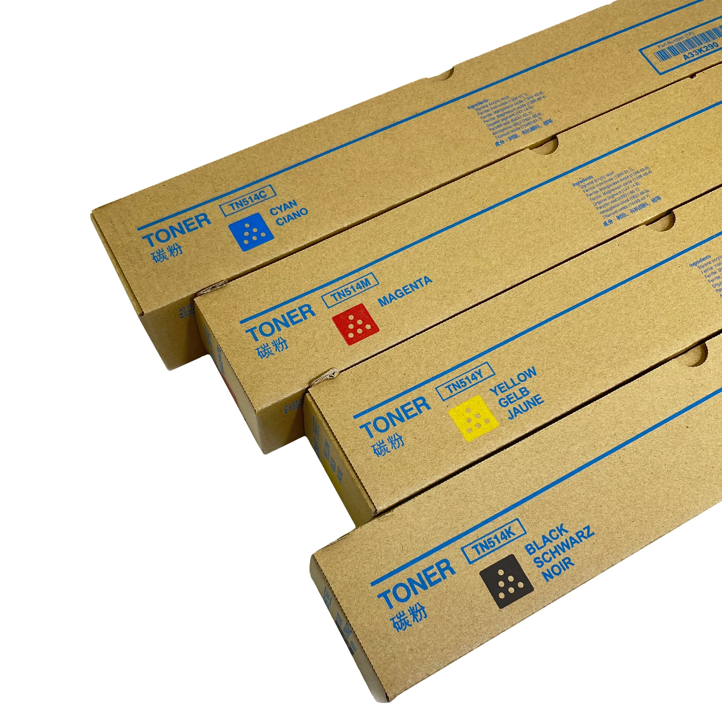 For Konica Minolta Bizhub Copier Original Quality TN220 TN221 TN323 TN512 TN513 TN514 TN515 TN516 Compatible Toner Cartridge