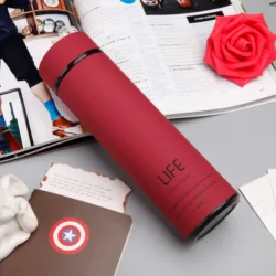 17oz/500 мл мягкий на ощупь пальто чайная кружка термос чашка с двойными стенками изолированный термос из нержавеющей стали на заказ бутылка для воды