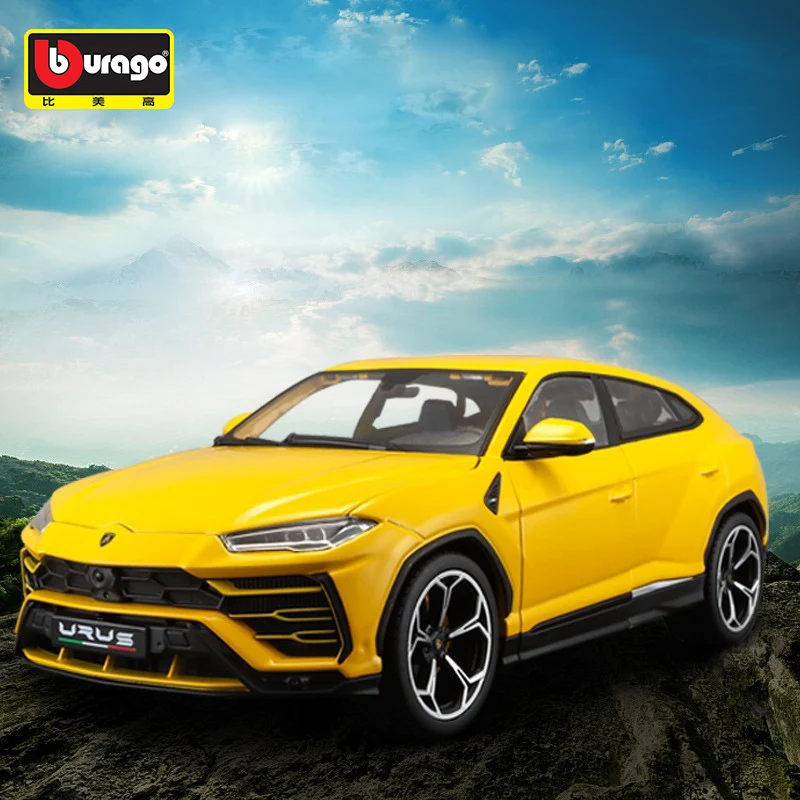 Bburago 1:18 Lamborghini Urus SUV Alloy Diecast Model Car