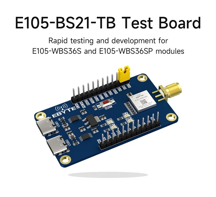 E105-WBS36S-TB test board — evaluation kit for NearLink SLE1.0 development