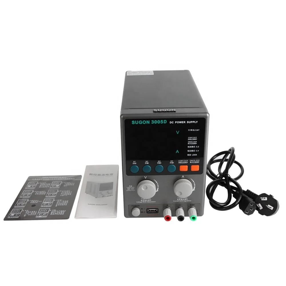 Sugon 3005D Factory Price DC Regulated Power Supply 220V/110V Test Mobile Phone Repair