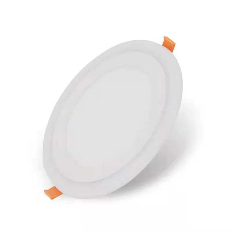 2 Colors Panel RGB Home LED Ceiling Light Decoration Recessed Panel Light Rgb Rgbw Color Changing Indoor Dimmable Spotlight