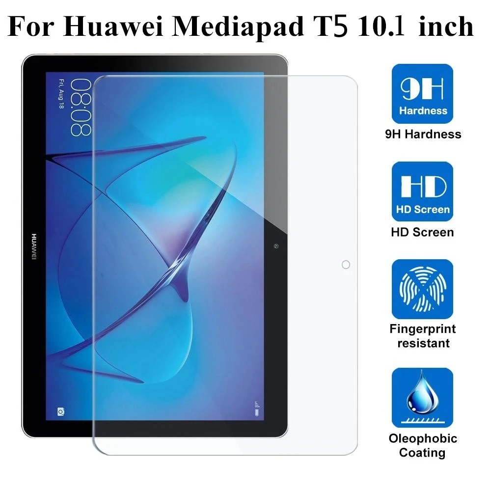 For Huawei MediaPad T5 10 Tempered Glass AGS2-W09/L09/L03/W19 9H  Tablet Screen Protector Protective Film for Huawei T5 10