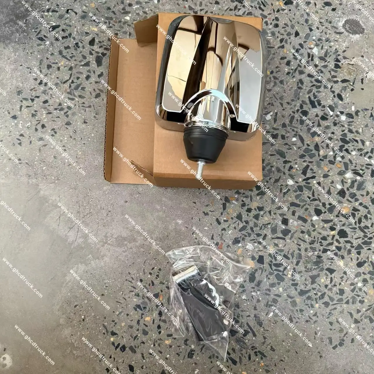 GHCD Chrome-Plated Universal Chromed Mirror Truck Body Parts Compatible with Hino Nissan Mitsubishi Isuzu for Toyota Vehicles