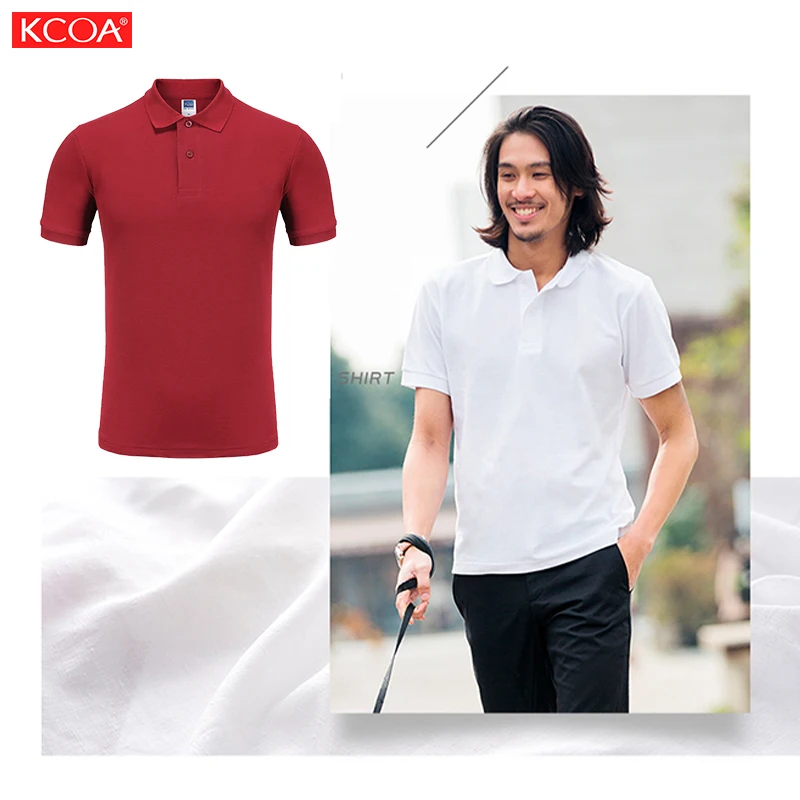 Wholesale Short Sleeve Polo T-Shirt Blank Men'S Polo Shirt Polyester Cotton Embroidery Printed Custom Polo Shirts for Men