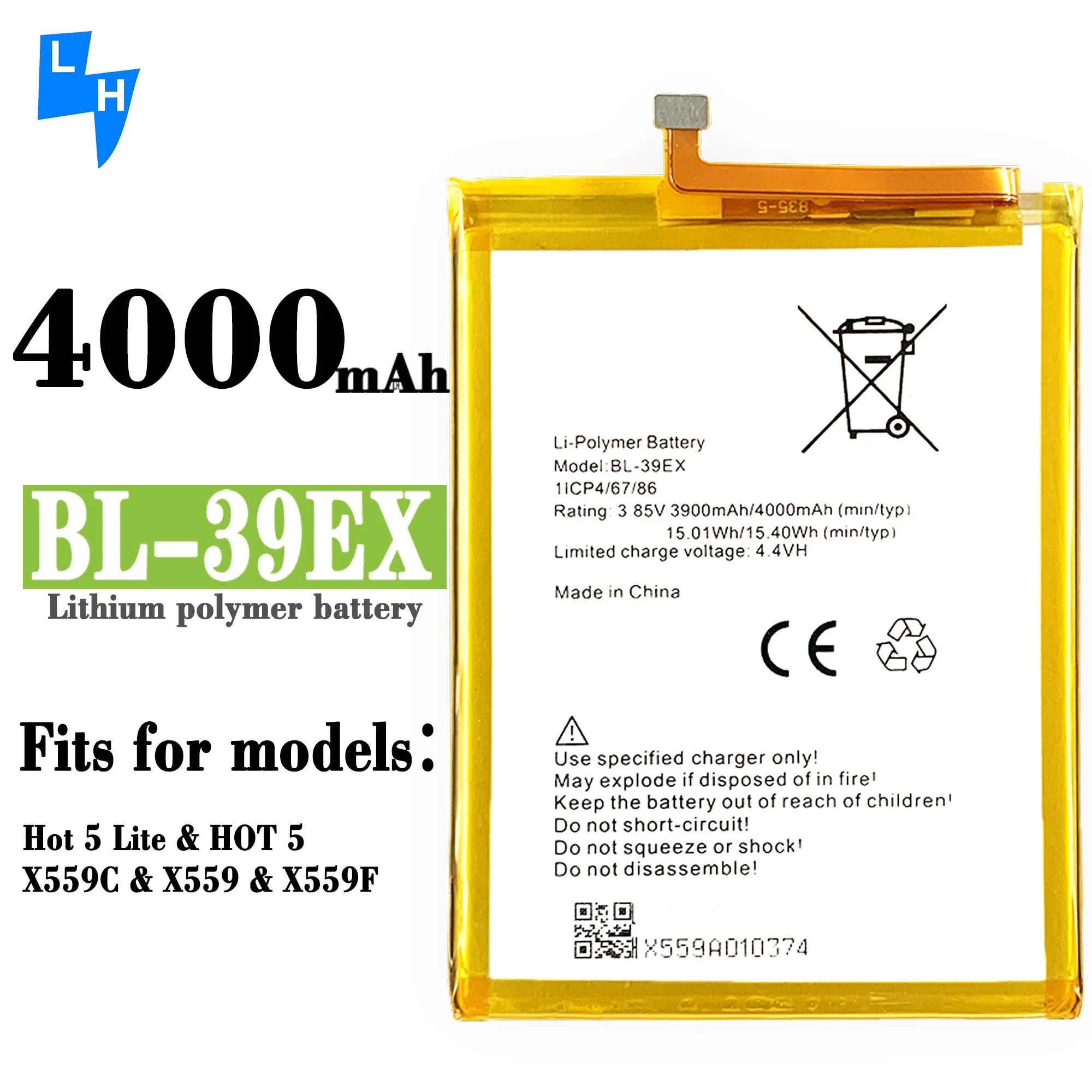 infinix x559c battery