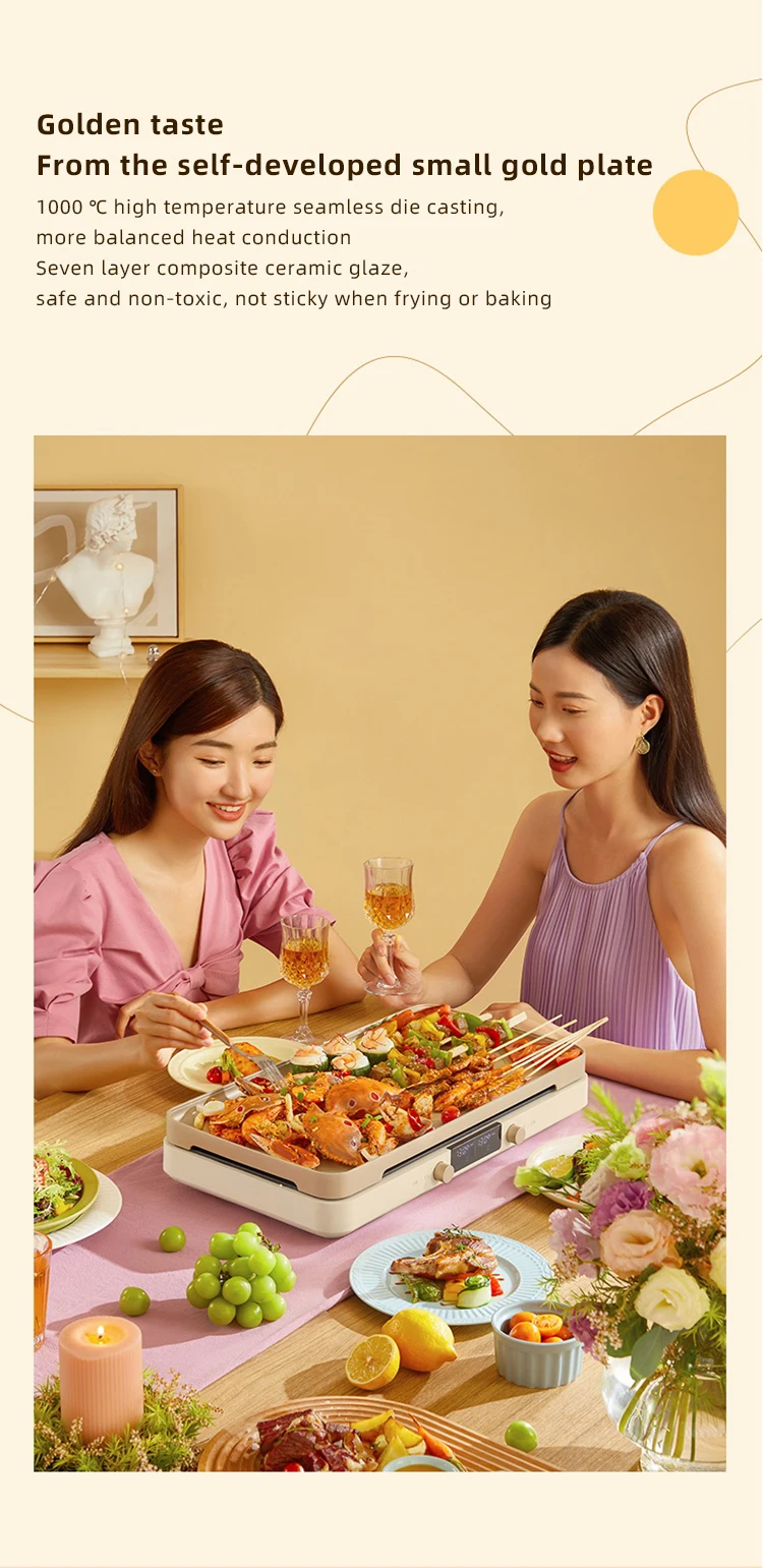 Wholesale New Design Ih Multifunctional Cooking Plate Doubleheaded