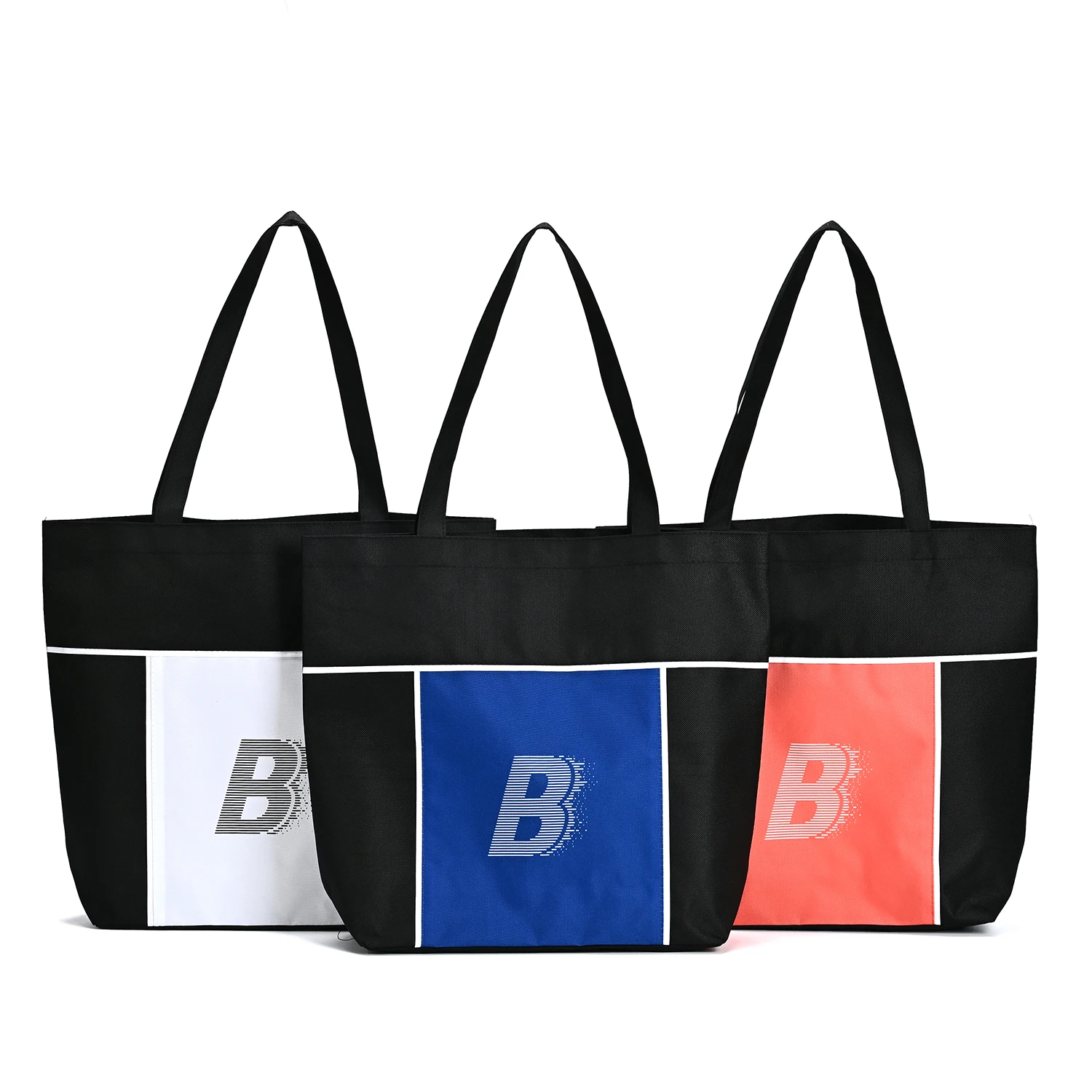 Custom LOGO Print Portable Designer Luxury Style Polyester Women Hand Bags Ladies Fashion Handbags details