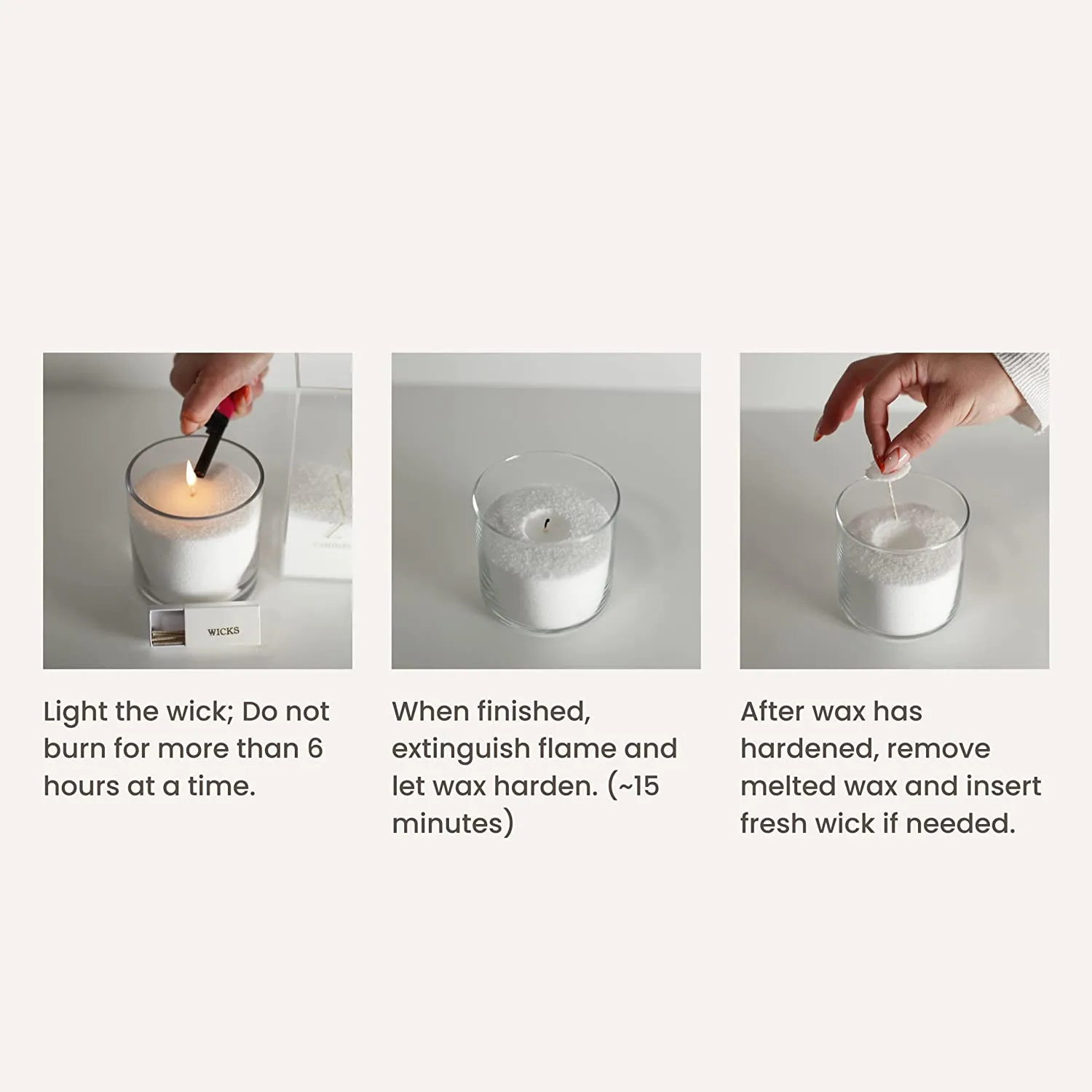 Plant Based Granulate Powder Candle Wax Sand Pearled Candles Decoration