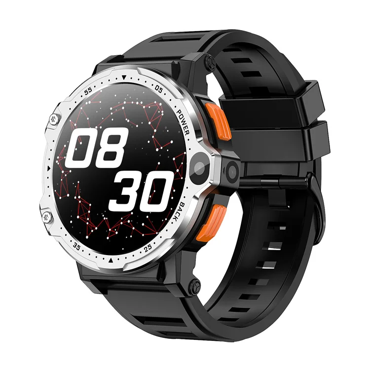 4g Sim Card Android Mobile Call Phone Smart Watch S9 S8 Gps Wifi Dual Video Camera Men Pg999 Round Smartwatch