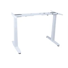 Rectangular Style Legs Electric Adjustable Standing Desk office desk with powerful dual-motor lifting system