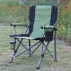Green horseshoe chair [thick tubing]