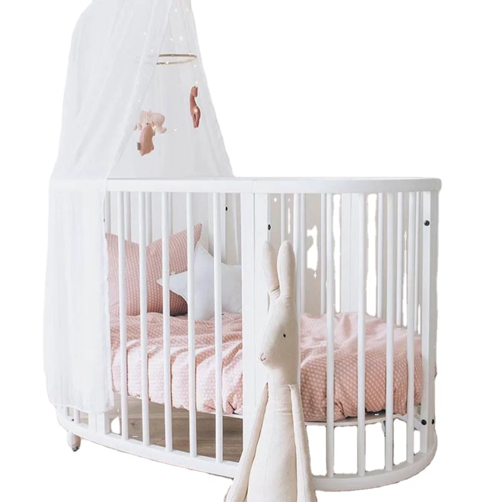 Lit En Bois Lit Bebe Lit Rond En Bois Lit Multifonctionnel D Epissage Solide Housbay Offre Speciale Bebe 4 En 1 Bebe Grandir Lit Bois Buy Personnalise Lit Bebe En Bois Lit