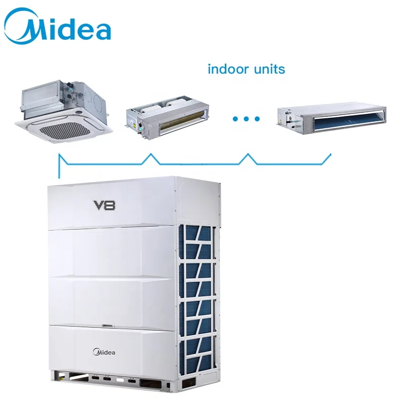 Midea V8 Series VC MAX Ac Vrf air Conditioner System Climatiseur 12000 Btu for Apartment Complex