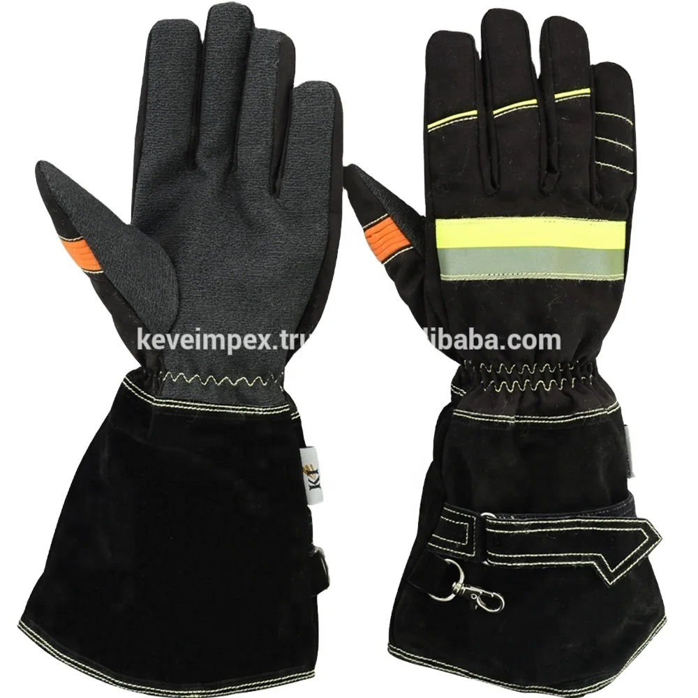 waterproof firefighter gloves