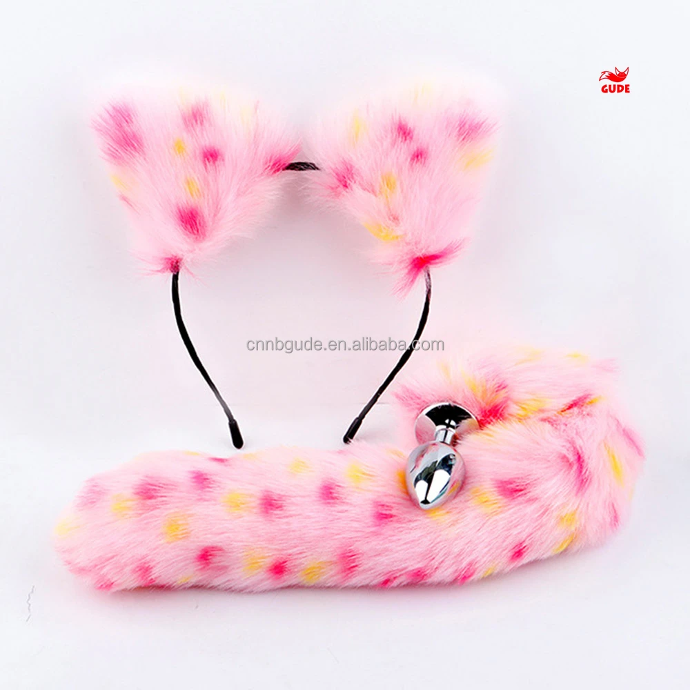 Osdkoijfueu Plush Cat Ear Hair Clip,Insert Plug Stopper and Coll Adult Toys for Cosplay 