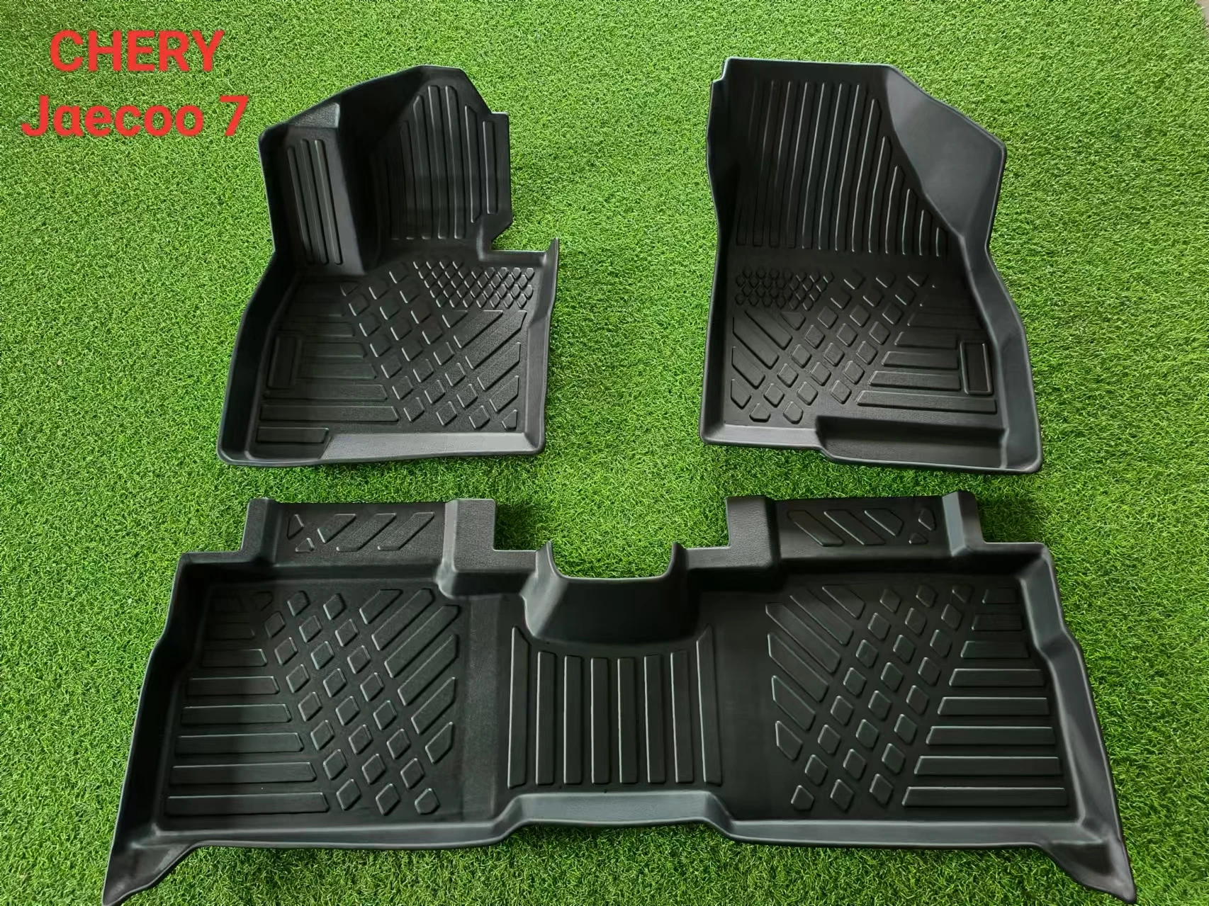 Full Set Custom All Weather 3D Waterproof Tpe Car Floor Mats Carpet Foot Mats for Chery ARRIZO 5 2023 Tiggo 3 Pro