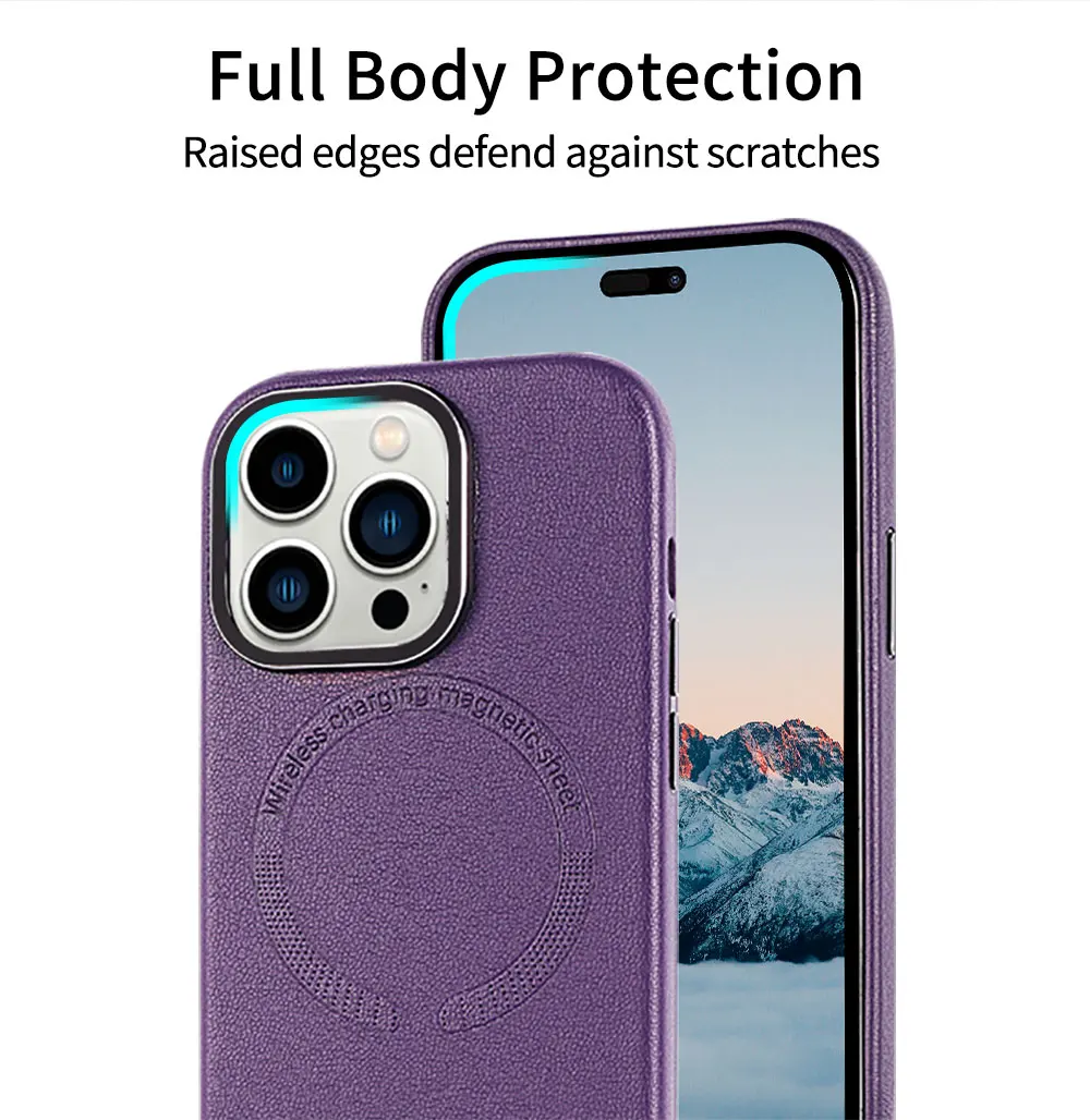 Leather Phone Case For Iphone 15 14 13 12 11 Xr Xs Max Pro Plus Multiple Colors Cases Luxury Pu Sjk387 Laudtec details