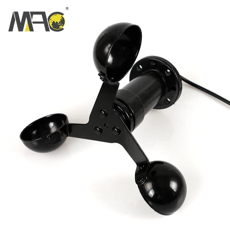 Macsensor 4-20MA 0-5V 0-10V 0-2V Анемометр из алюминиевого сплава RS485 импульсный контроллер передатчик скорости