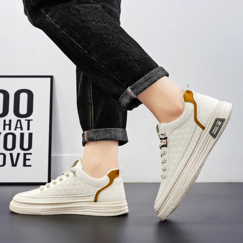 Factory Wholesale walking sneakers shoes for men casual sole sneakers best walking shoes white shoes for men low price