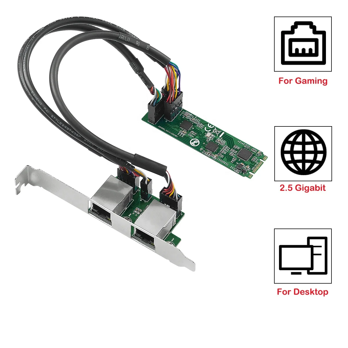 M2 M.2 NGFF E A Key SFP Fiber Gigabit Lan Ethernet 1000Mbps INTEL WGI210AS