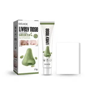Wholesale Lively Nose Clean Pores Green Tea Blackhead Removal Peel off Nasal Mask Cream