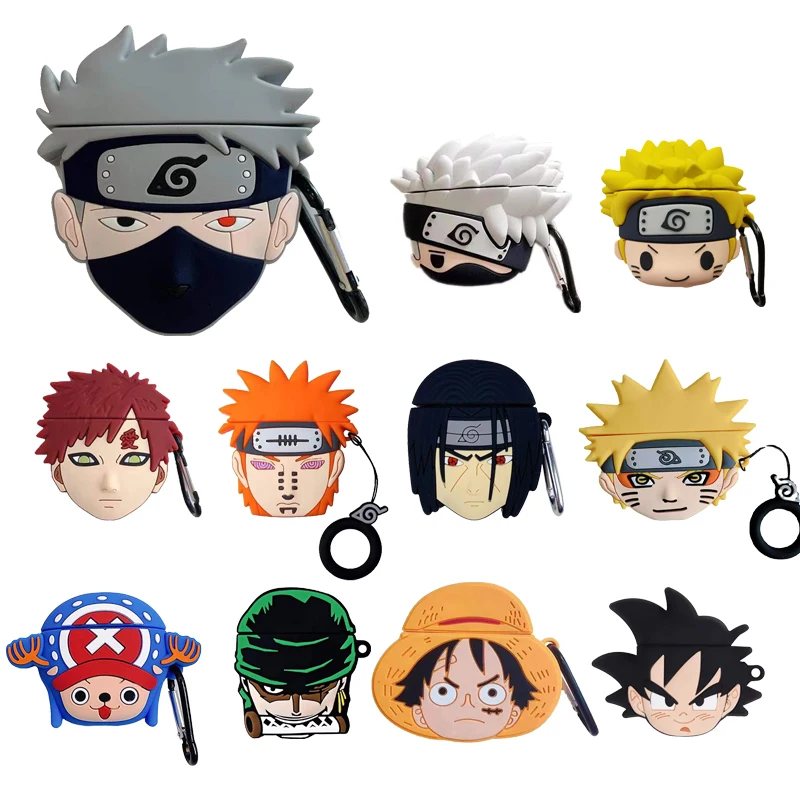 Buy lunanana Anime AirPods Case, One Piece Naruto 360° Protective  Shockproof AirPods Accessories Kit Cover Earphone Case(H10) Online at  desertcartIsrael