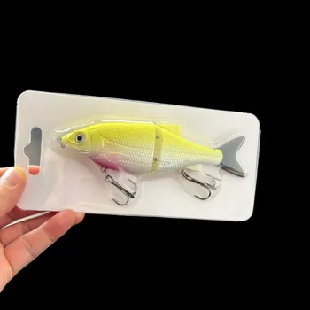 Hengjie Luya for Hot Selling Stainless Steel Artificial Hard Bait for Sea Bass 125cm/285g Multi-section Simulation Fishing Lure – Hard Lure – view 5