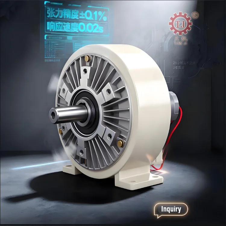 Dual Axis Single Axis Magnetic Powder Brake Clutch 24V 2.5-40kg Tension Controller