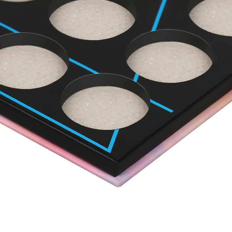 Оптовая продажа личная этикетка персонализированная пустая дешевая нейтральная мини-упаковка для книг магнитная палитра теней