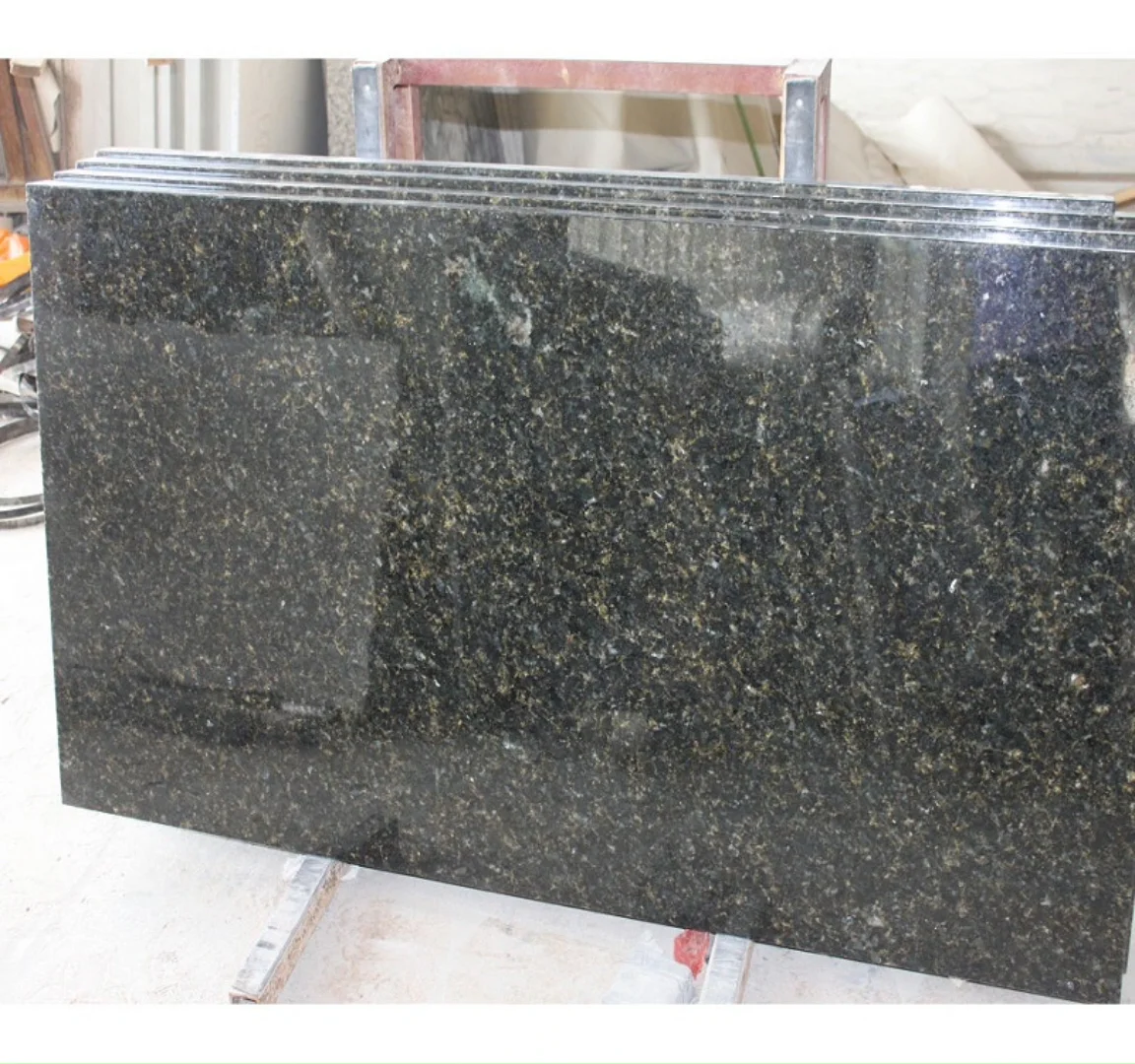 Nature Dark Green Granite Uba Tuba Granite Tiles And Slabs Buy