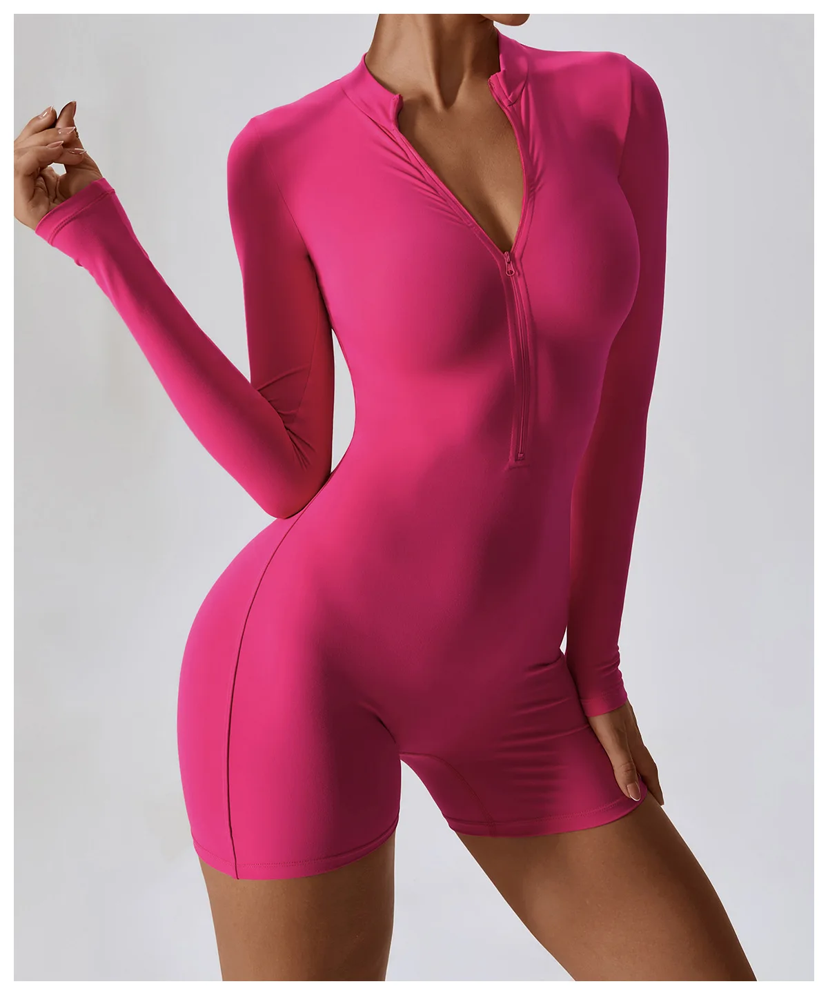 Seamless Long Sleeve Yoga Jumpsuit