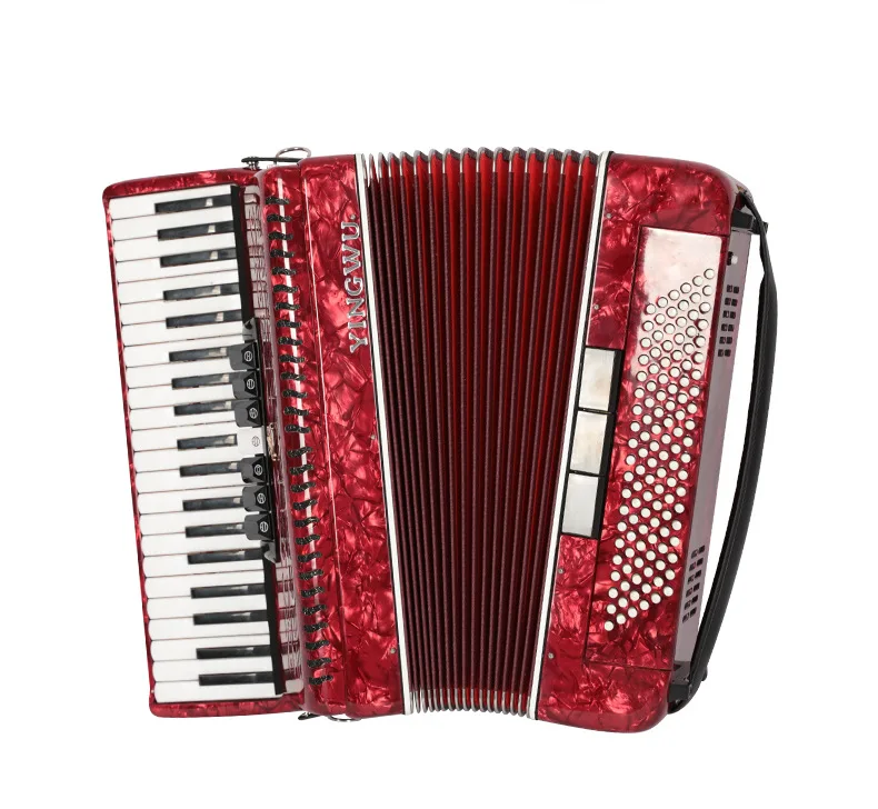 PARROT アコーディオン 鍵盤楽器 レッド　41鍵盤　120ベース パロット 41KEY120B チャンバータイプ アコーディオン