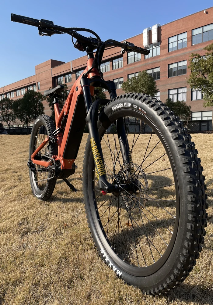 Carbon Fiber E Mtb Frame Full Suspension Ebike Bafang M620 Mid Motor