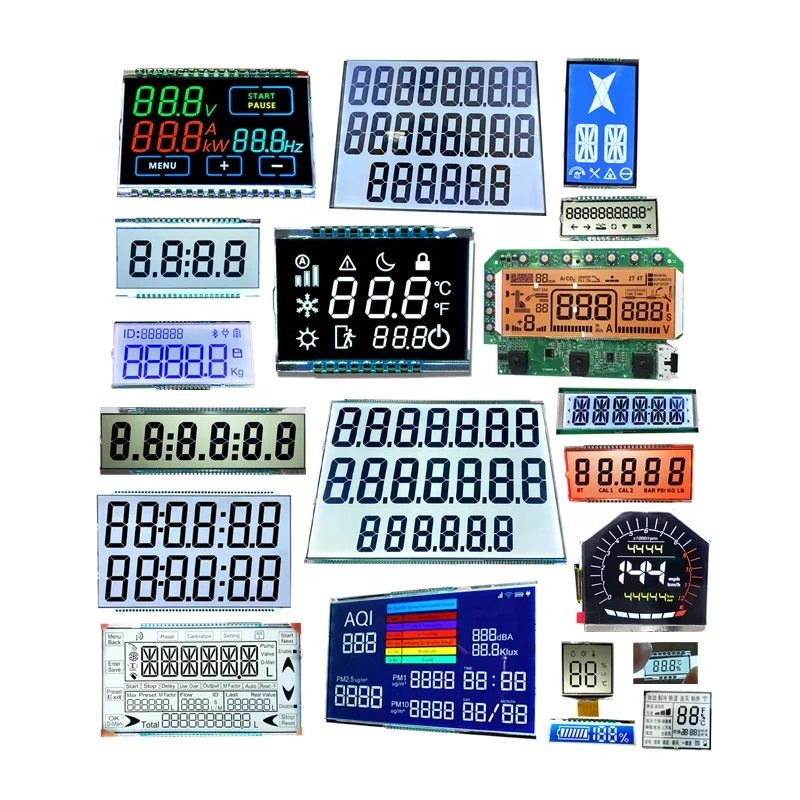 High Quality Fuel Dispensers Display Board Custom Made Size Screen Panel 775 7 Segment LCD Serial Module For Petrol Pump