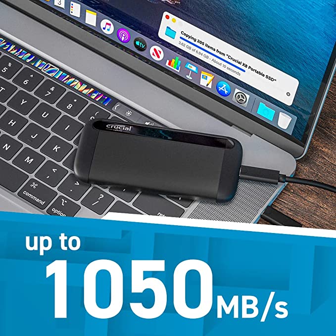 crucial - 【新品訳あり(箱きず・やぶれ)】 crucial　外付けSSD　X8 CT500X8SSD9　500GB crucial - 【新品訳あり(箱きず・やぶれ)】 crucial 外付けSSD