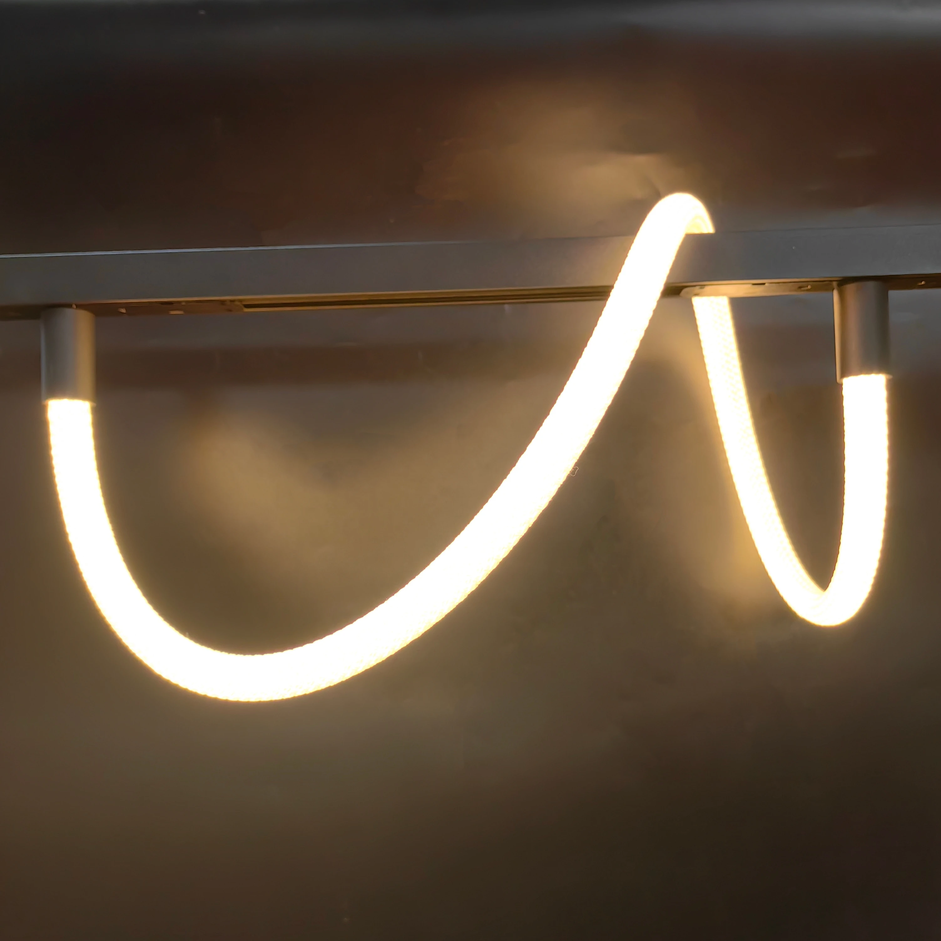 NEW Magnetic Track 360Degree Round Woven Sleeve Neon Rope Light for Indoor  Decoration Ceiling Lighting, image size:3008x3008