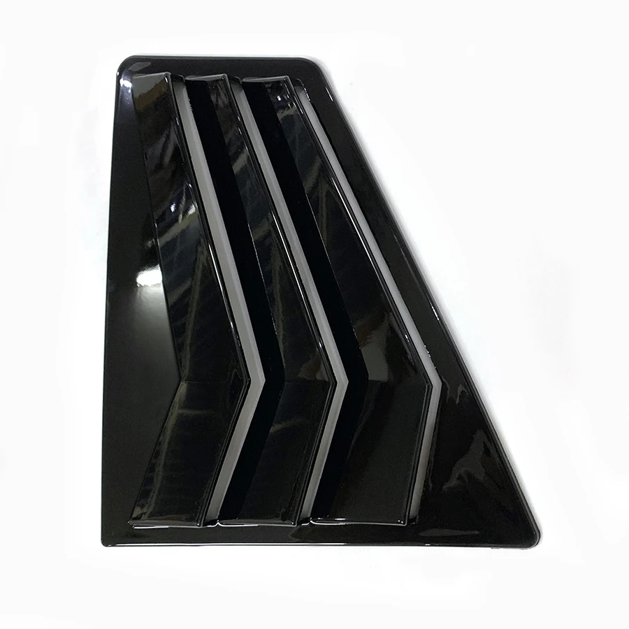 product glossy black side vent window louvers 4 pcs auto spares for hyundai ioniq 2018   2021 2019 2020 air vent scoop shades cover-7