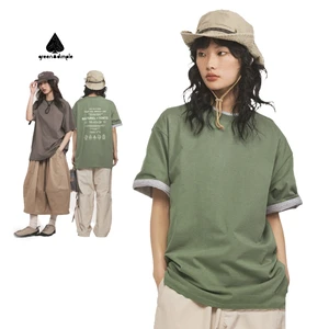 Custom 100% Cotton Women's T-Shirts High Quality 310GSM Custom Logo Casual Oversized Plain Blank Knitted T-Shirts