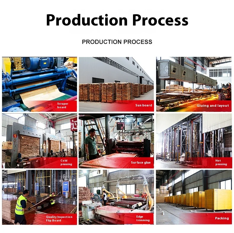 product wholesale modern construction site plywood red board template 2440x1220mm moisture proof outdoor use high turnover rate-9