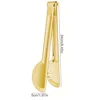 Golden Food Tongs