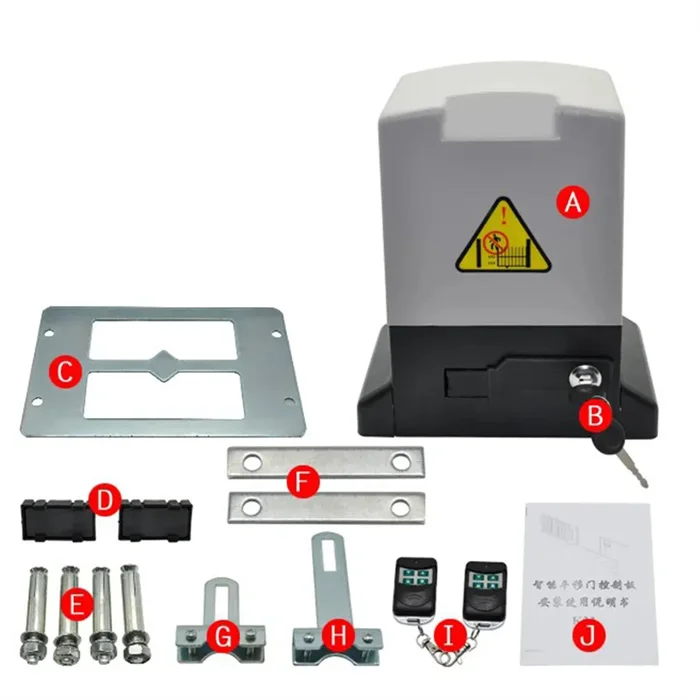 Intelligent Remote Controller Household Gear Rack Sliding Door Opener Sliding Door Operator