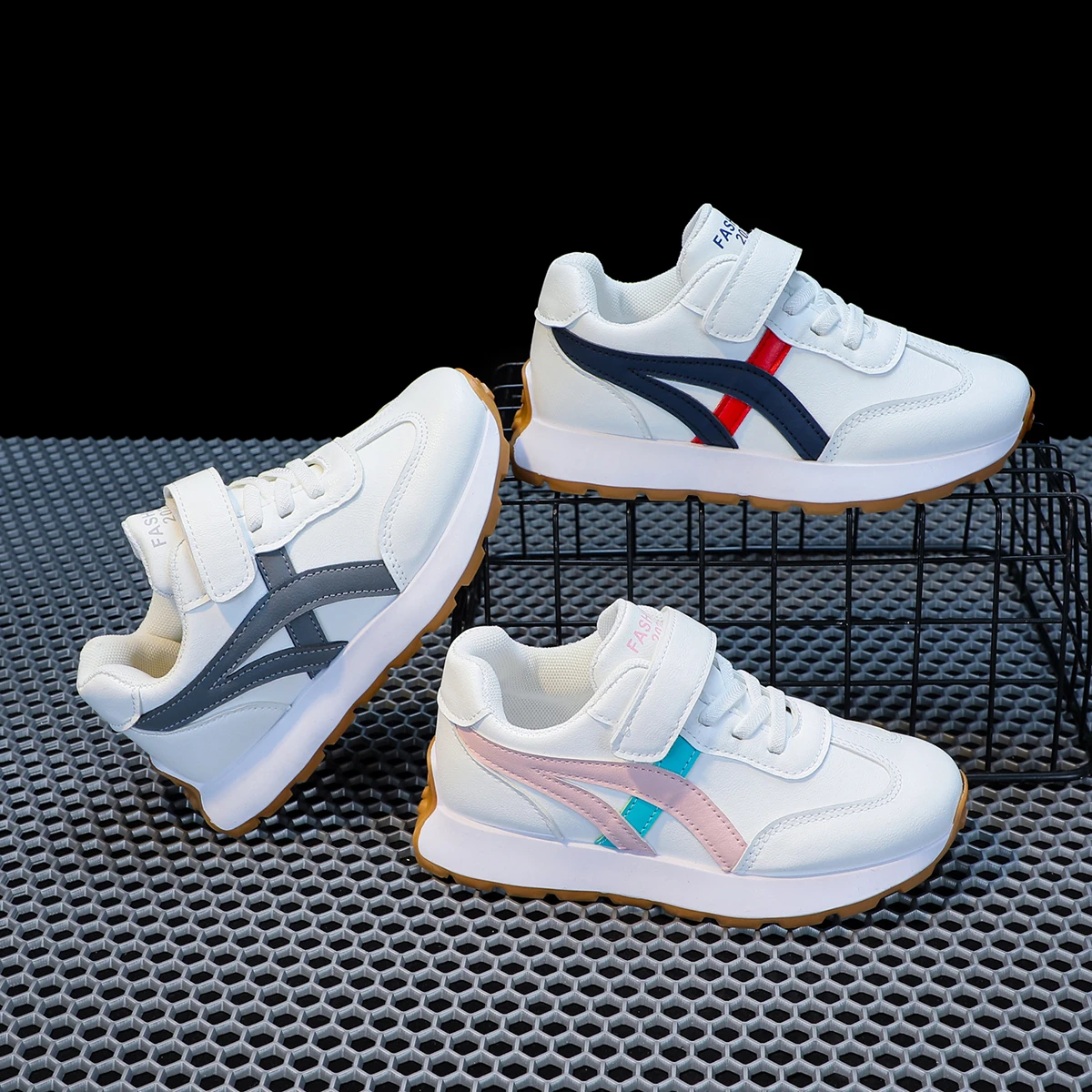 Spring and Autumn New Korean Version of Fashion Sports Shoes for Boys and Girls Children Shoes
