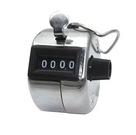 6.5 4 Digits Number Clicker Metal Hand Tally Counter for Golf
