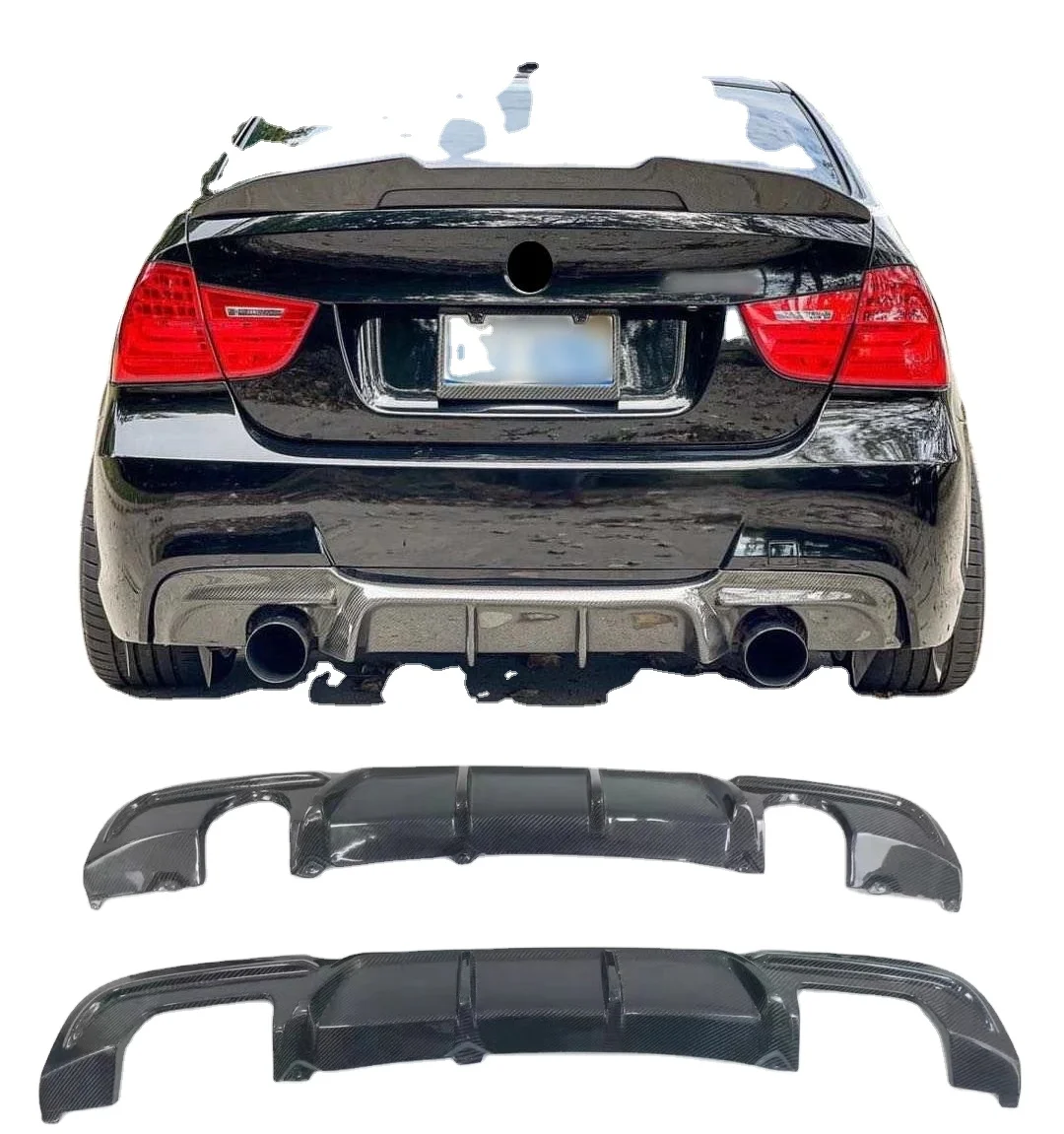 BMW E90 E92 E93 Mスポーツ用 MRD MP リアディフューザー カーボン