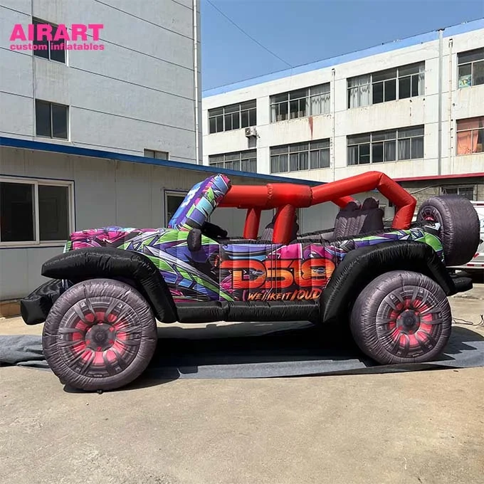Giant Inflatable Car Model Custom Inflatable jeep Car