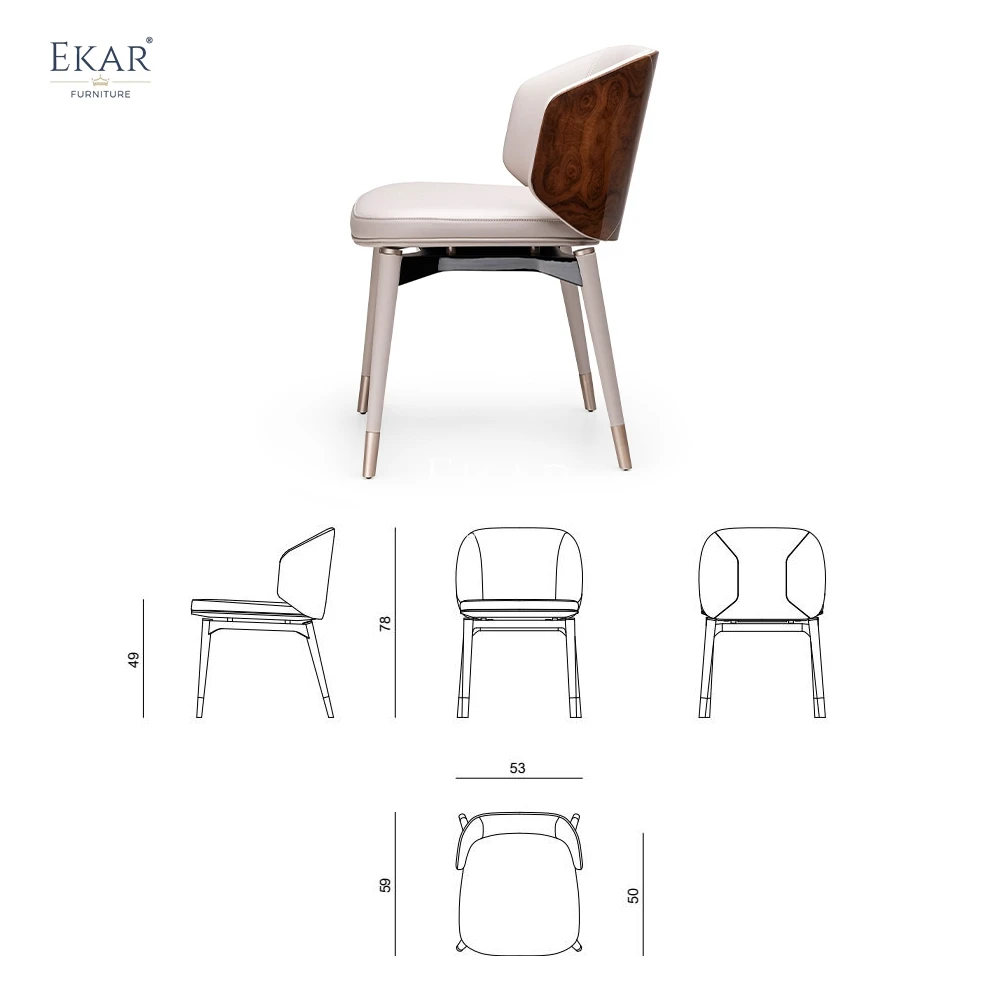 Contemporary Living Space Dining Chair - Modern Style for Your Dining Experience manufacture