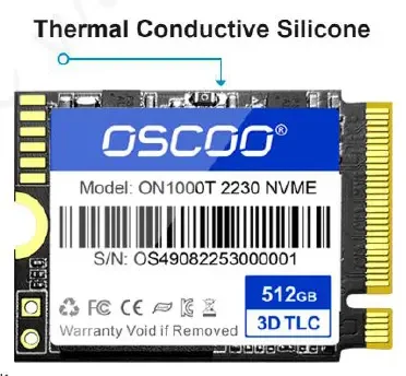 Alibaba.com: OSCOO 2230 SSD M.2 NVMe PCIe 4.0 512GB 1TB solid
