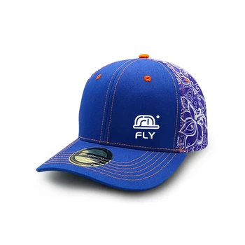 Custom Print Logo 6 Panel Curved Brim Mens Unisex Snapback Sports Caps Sticker Baseball Caps Hats